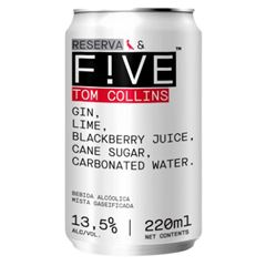 TOM COLLINS RES FIVE DRINKS 250ML